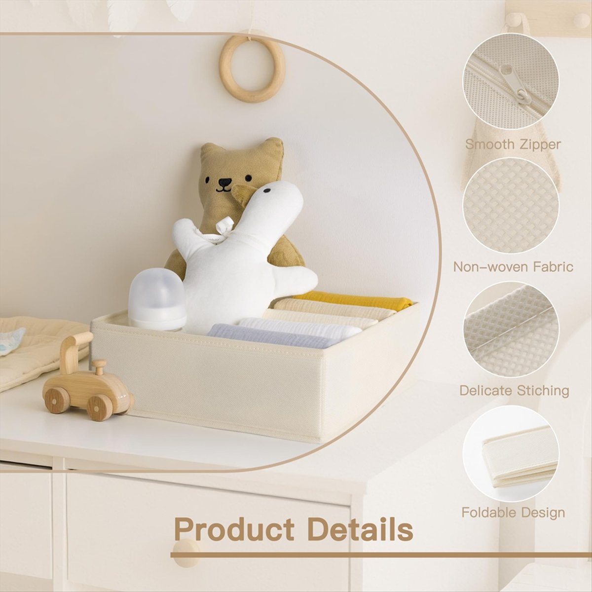 Baby Nursery Dresser - Schubladenorganizer für Kleidung, 14er-Pack Kommode-Organizer für