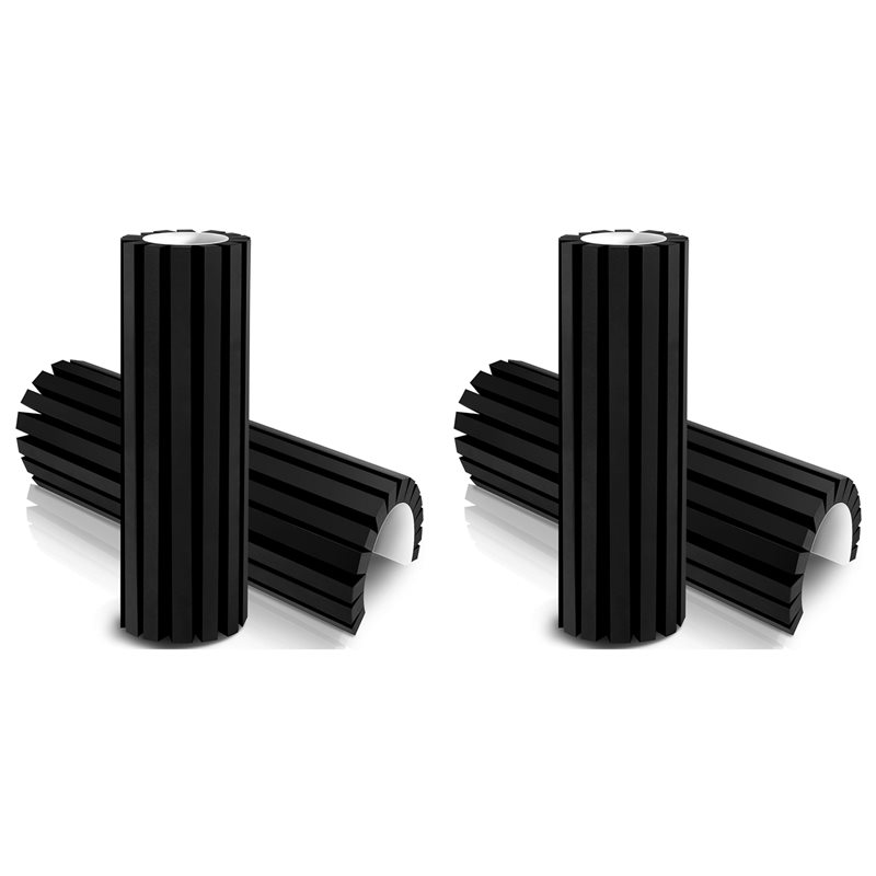 Corner Guard Foam - 4-teiliger Garagenwandschutz, schwarze Schaumstoff-Garagenstoßfänger zum Parken