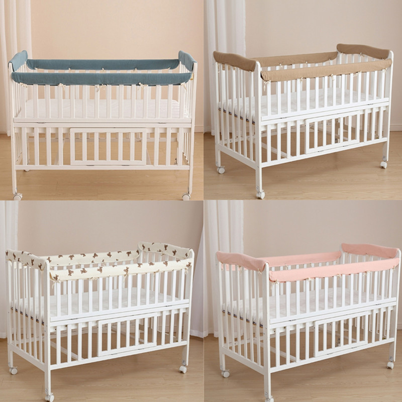 Baby Nursery Glider - 4 Stück Baumwolle Babybett Stoßstangen Standard