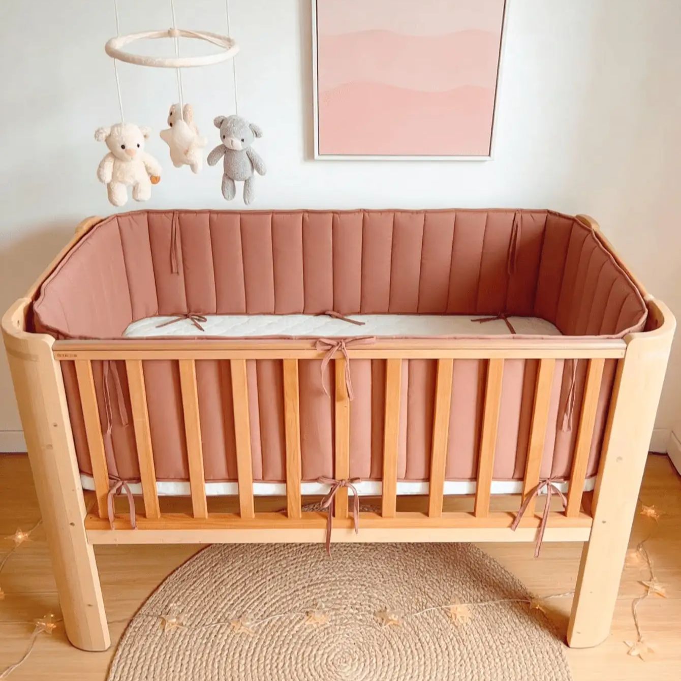 Baby Nursery Glider - Stoßfänger für Babybetten: Weicher Schlafschutz für