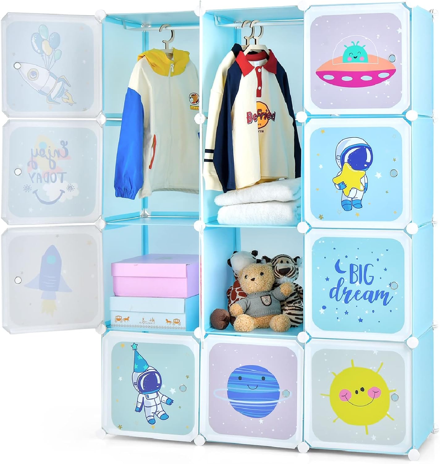 Baby Nursery Dresser - Kinderkleiderschrank, tragbarer Kleiderschrank für Kinder, niedlich