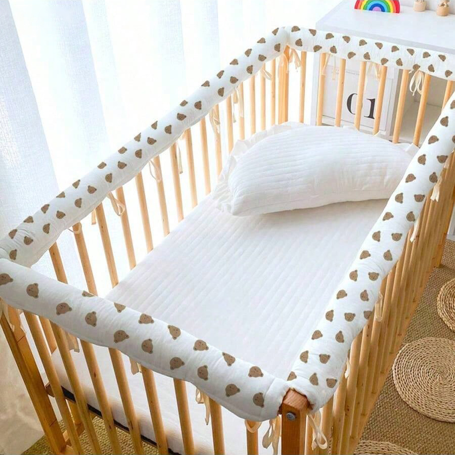 Baby Nursery Glider - 3-teilige Ins-Babybett-Schutzstreifen, Baby-Spleißbett-Schutzstreifen – Kantenschutz gegen