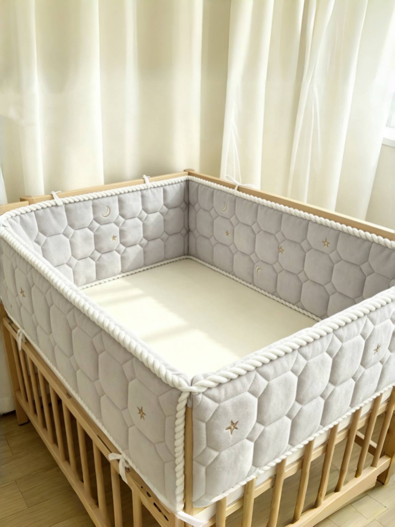 Baby Nursery Glider - Bettgitter Anti-Kollisions-Babybumper für Säuglinge Babybettbumper aus