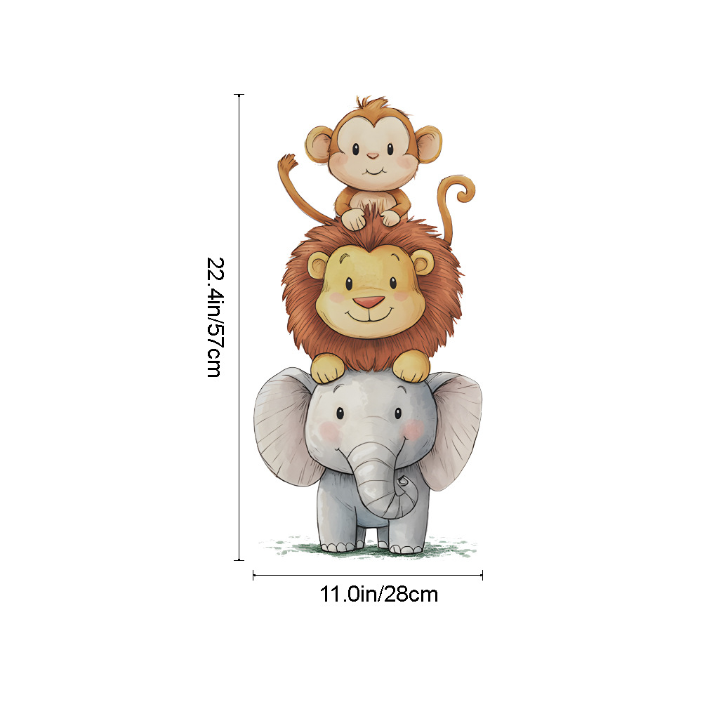 Niedliche Waldtier-Wandaufkleb – Baby Nursery Vinyl Wall Stickers Bewertung und Preis