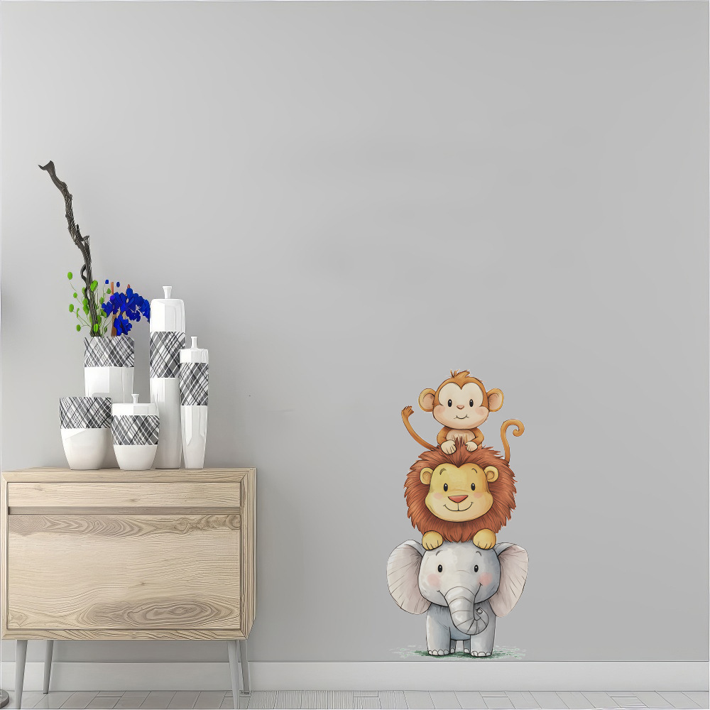 Niedliche Waldtier-Wandaufkleb – Baby Nursery Vinyl Wall Stickers Bewertung und Preis