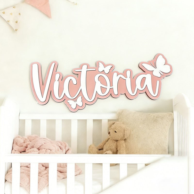 1 Stück individuelle Namenssch – Baby Nursery Ornaments Bewertung und Preis