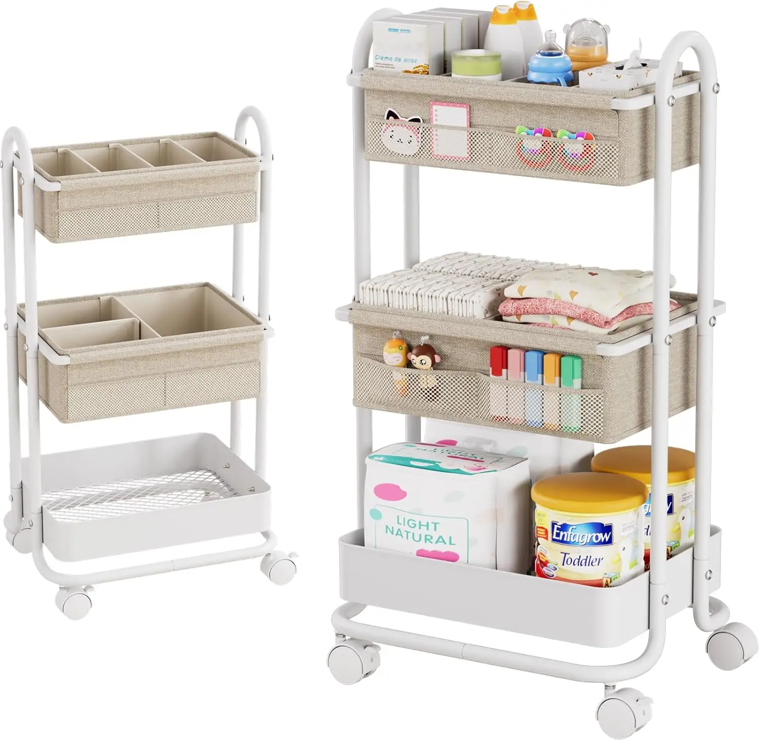 Baby-Windel-Organizer, 3-stufi – Diaper Caddy Organizer Bewertung und Preis