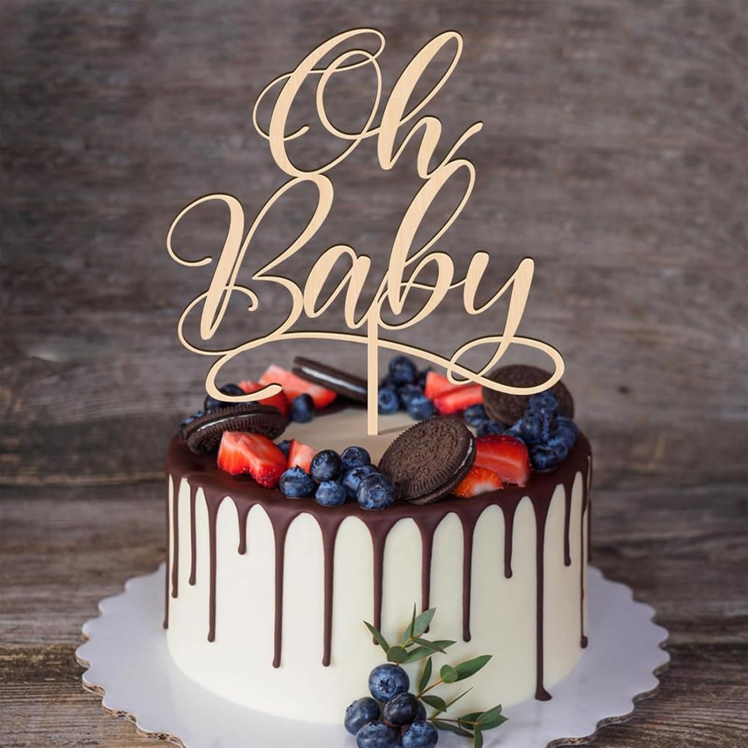 1 Stück „Oh Baby“ – Holz-Kuche – Baby Nursery Letters Bewertung und Preis