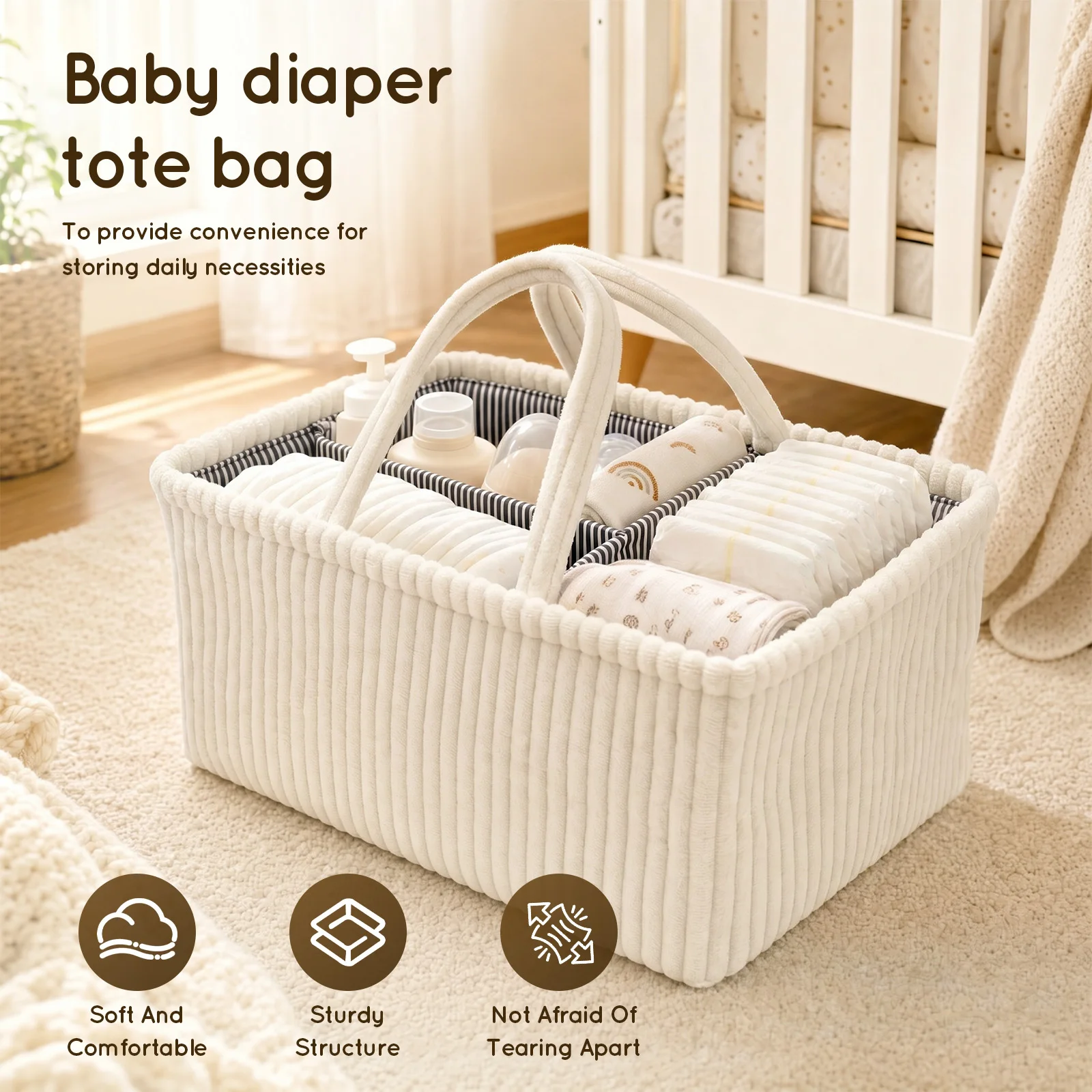 Baby-Windel-Organizer, faltbar – Diaper Caddy Organizer Bewertung und Preis