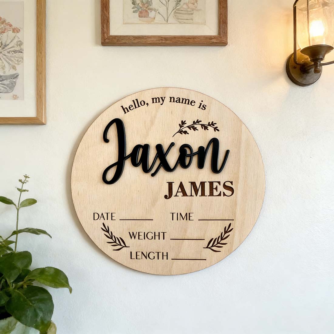 1 Stück personalisiertes Baby- – Baby Nursery Ornaments Bewertung und Preis