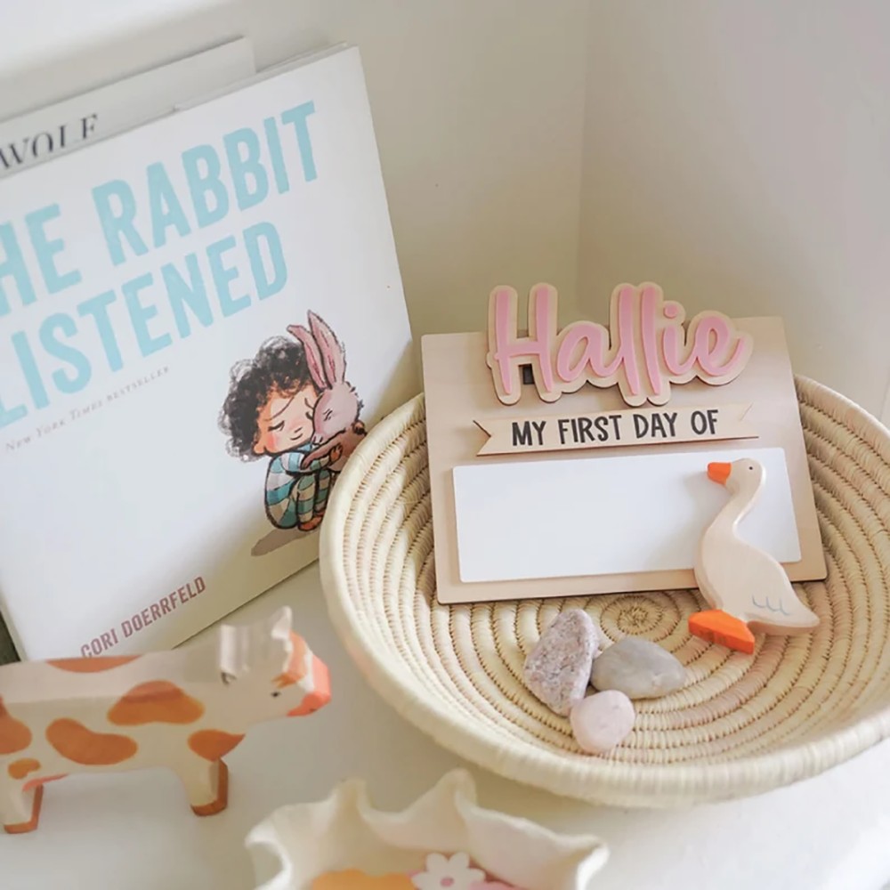 1 Stück personalisierte Holz-N – Baby Nursery Ornaments Bewertung und Preis