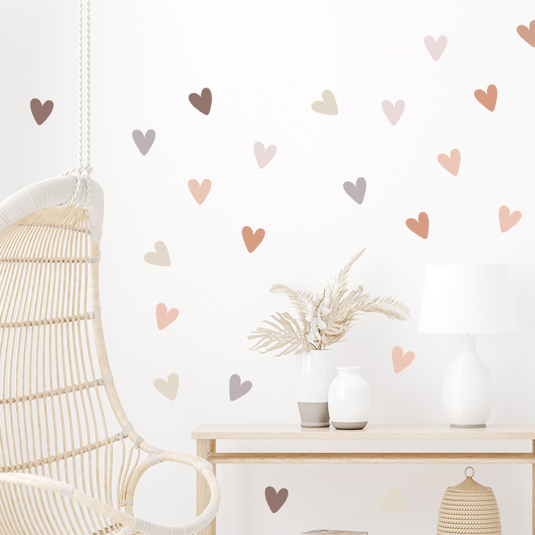 Morandi Streuherz-Wandaufklebe – Baby Nursery Vinyl Wall Stickers Bewertung und Preis