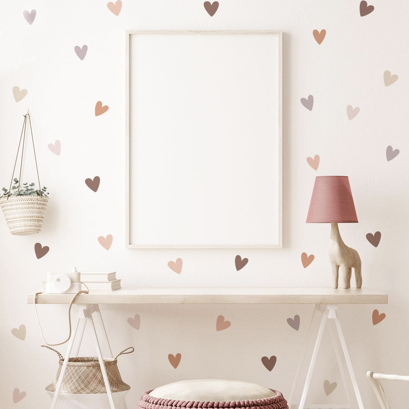 Morandi Streuherz-Wandaufklebe – Baby Nursery Vinyl Wall Stickers Bewertung und Preis
