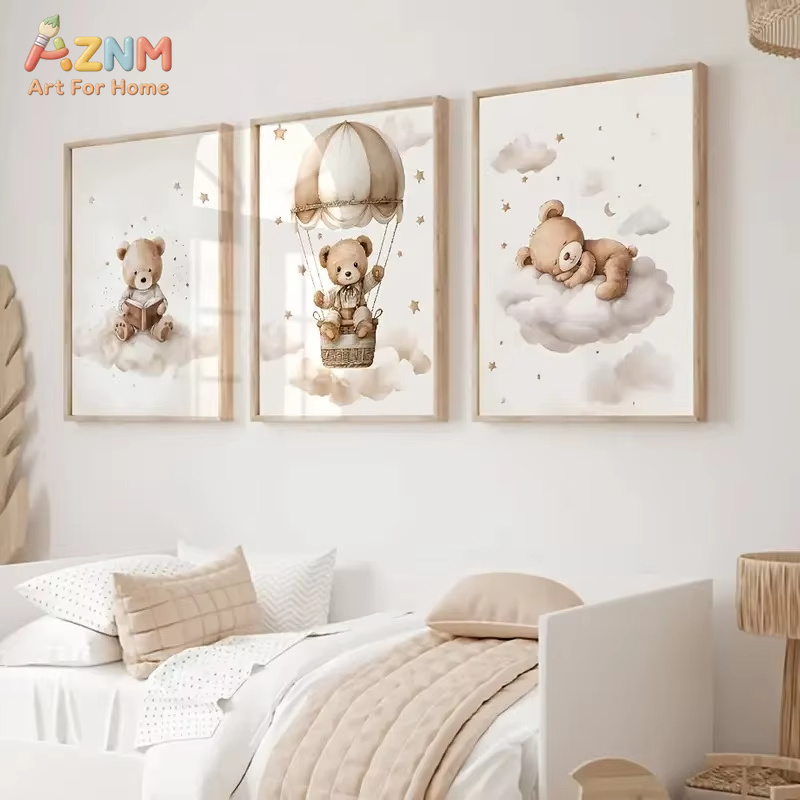 3-teiliges Bohemian-Style Tedd – Baby Nursery Prints Bewertung und Preis