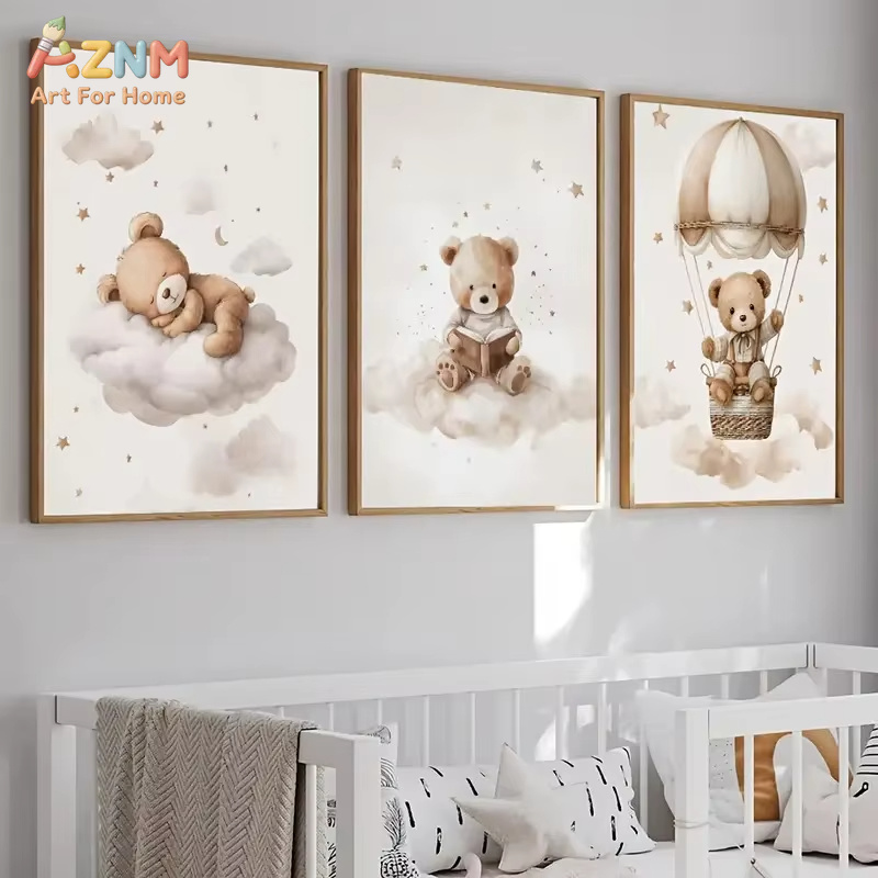 3-teiliges Bohemian-Style Tedd – Baby Nursery Prints Bewertung und Preis