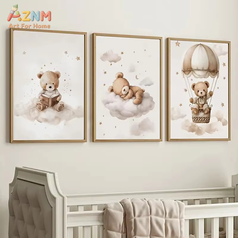 3-teiliges Bohemian-Style Tedd – Baby Nursery Prints Bewertung und Preis