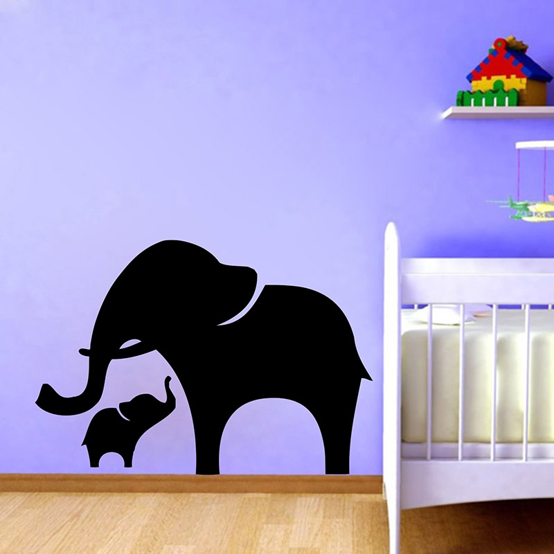 Mama und Baby Elefant Wandtatt – Baby Nursery Vinyl Wall Stickers Bewertung und Preis