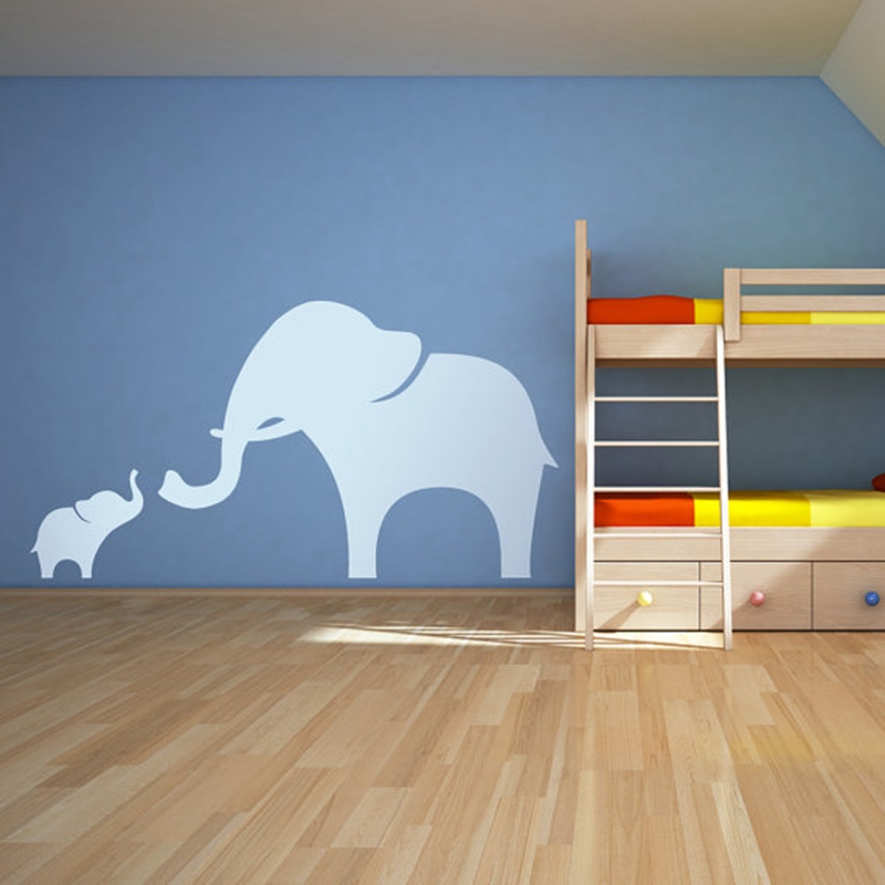 Mama und Baby Elefant Wandtatt – Baby Nursery Vinyl Wall Stickers Bewertung und Preis
