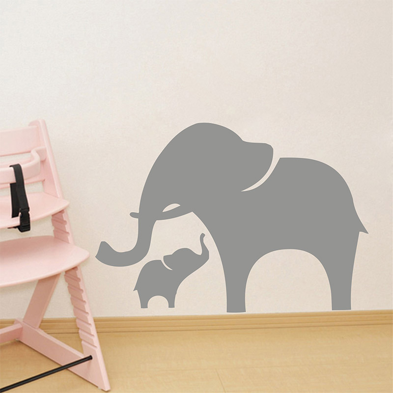 Mama und Baby Elefant Wandtatt – Baby Nursery Vinyl Wall Stickers Bewertung und Preis