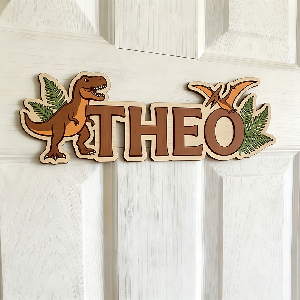 Personalisiertes Dinosaurier-N – Baby Nursery Letters Bewertung und Preis