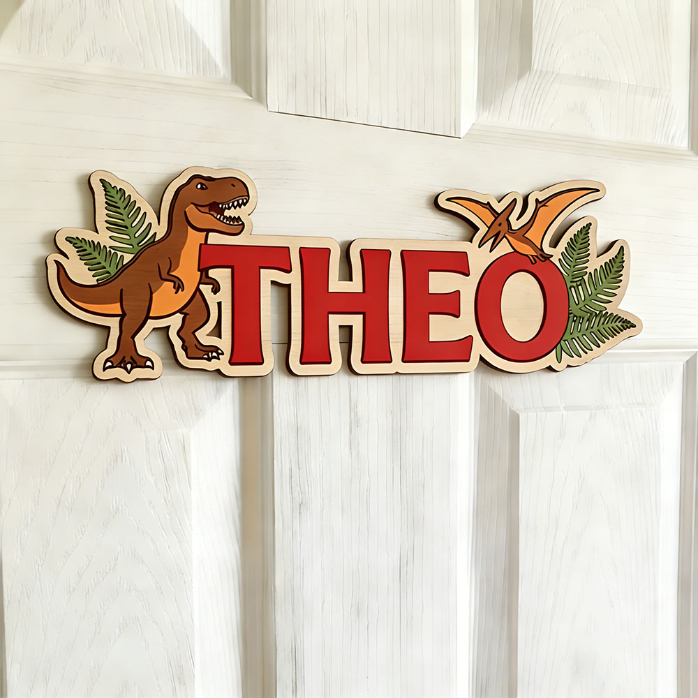 Personalisiertes Dinosaurier-N – Baby Nursery Letters Bewertung und Preis
