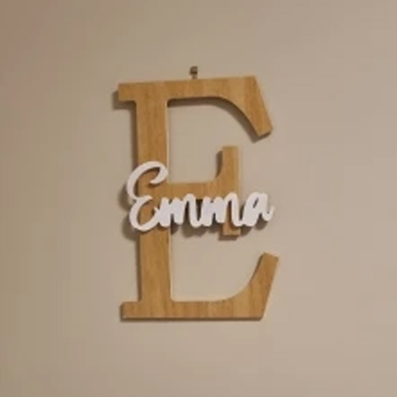 Benutzerdefiniertes Namensschi – Baby Nursery Letters Bewertung und Preis