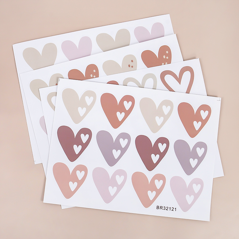 2 stücke schöne Herzen ins Wan – Baby Nursery Vinyl Wall Stickers Bewertung und Preis
