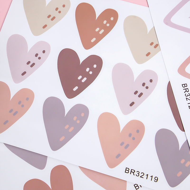 2 stücke schöne Herzen ins Wan – Baby Nursery Vinyl Wall Stickers Bewertung und Preis