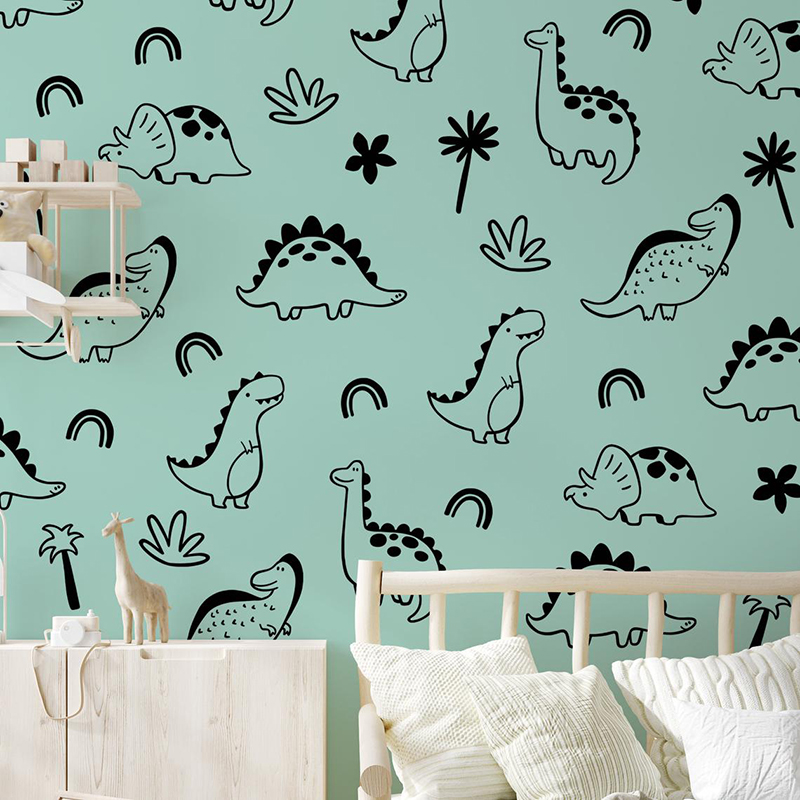 Geometrischer Dinosaurier Baum – Baby Nursery Vinyl Wall Stickers Bewertung und Preis