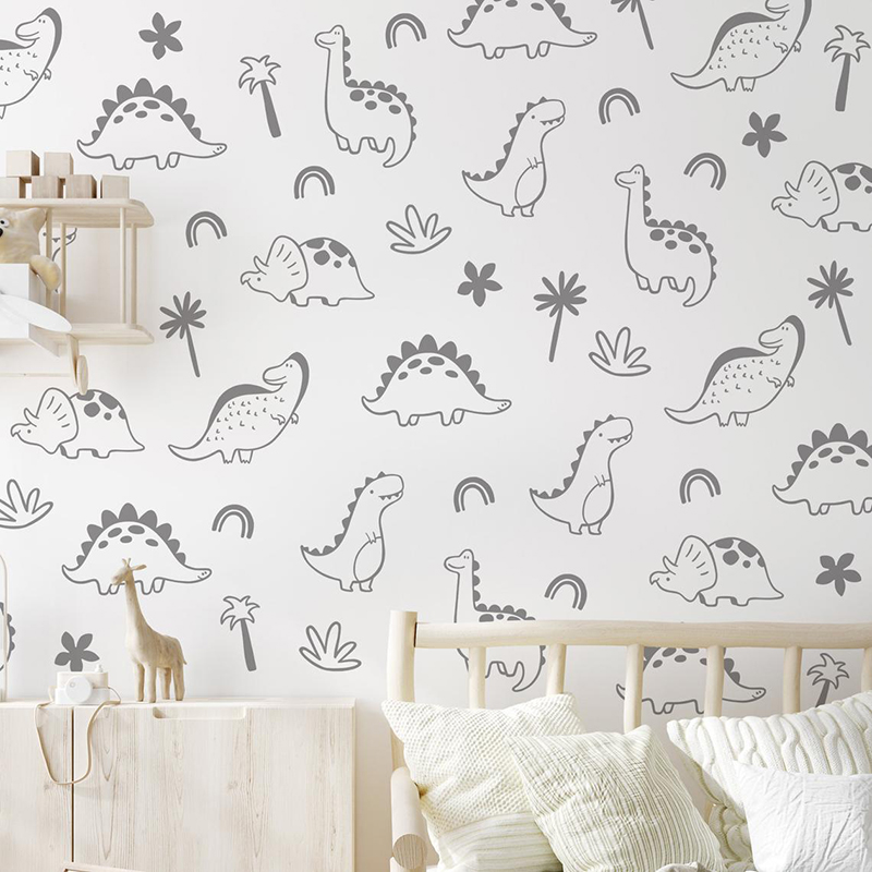Geometrischer Dinosaurier Baum – Baby Nursery Vinyl Wall Stickers Bewertung und Preis