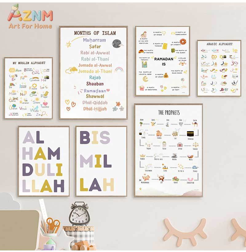 Islamische Propheten Arabische – Baby Nursery Prints Bewertung und Preis