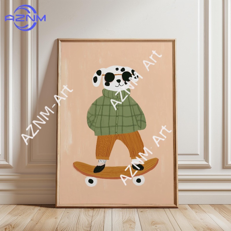 1 Stück Lustiges Tier-Skateboa – Baby Nursery Ornaments Bewertung und Preis