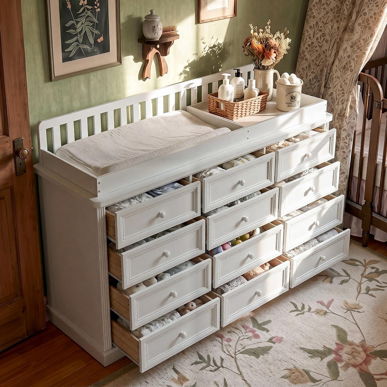 Baby-Wickelkommode, 100% Massi – Baby Nursery Dresser Bewertung und Preis