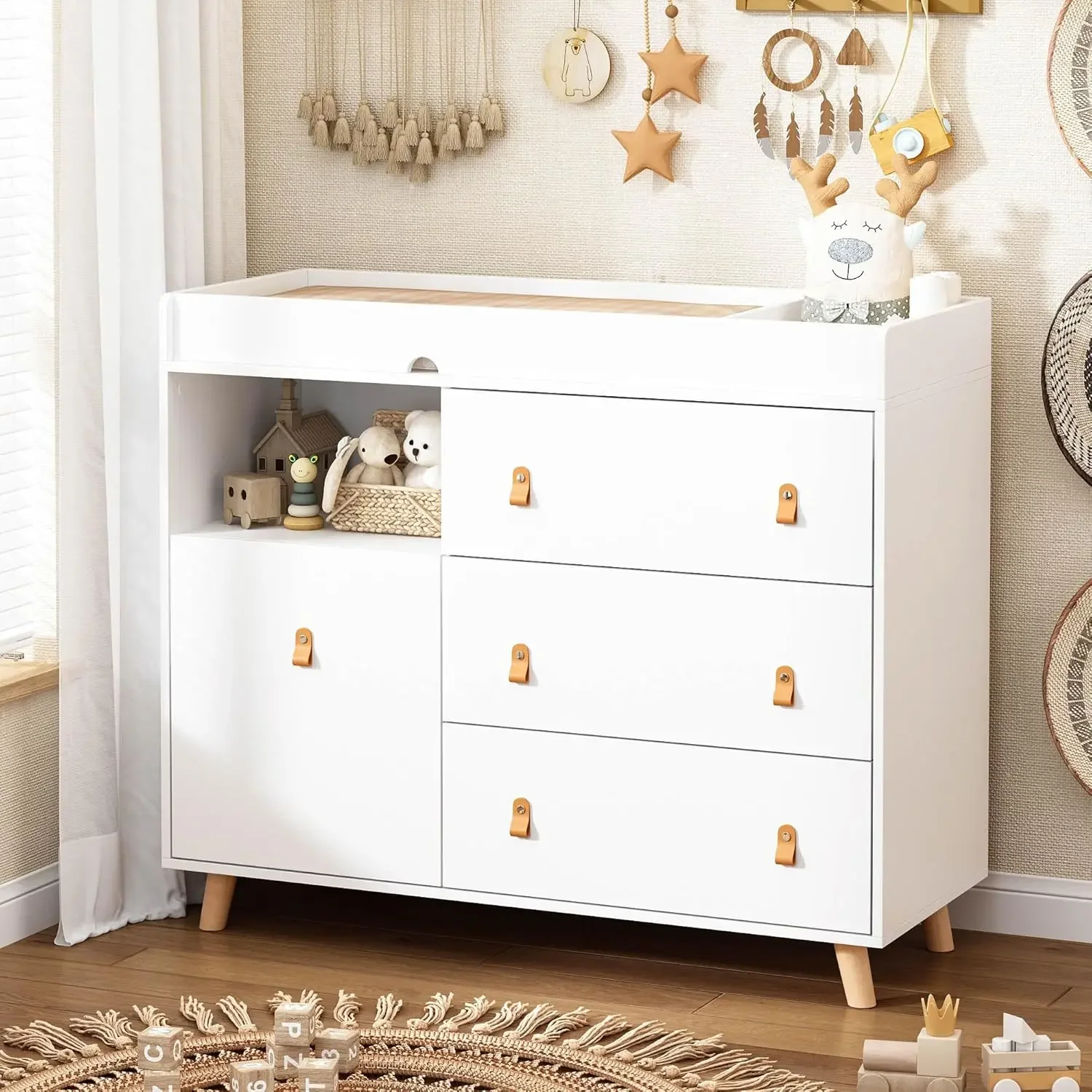 Baby-Kommode mit Wickelaufsatz – Baby Nursery Dresser Bewertung und Preis