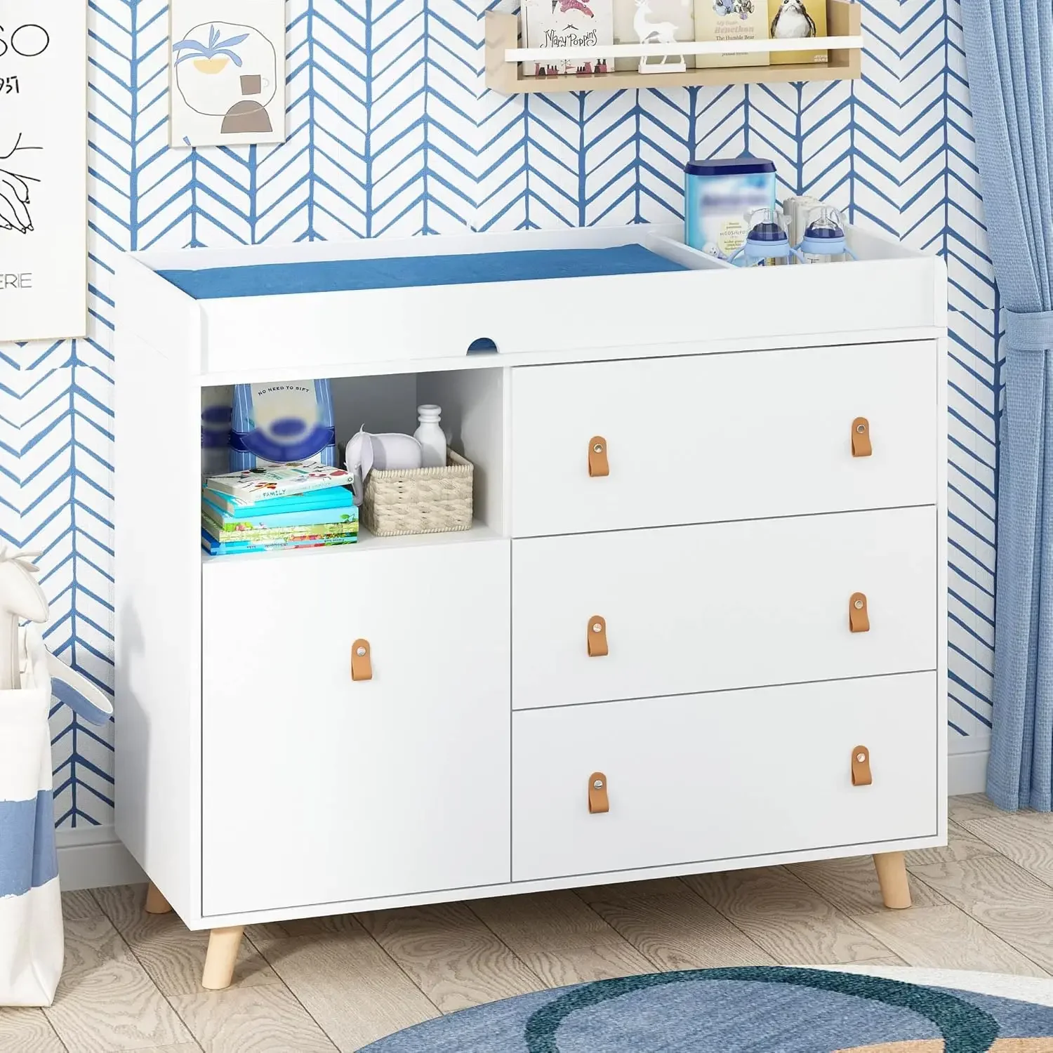 Baby-Kommode mit Wickelaufsatz – Baby Nursery Dresser Bewertung und Preis