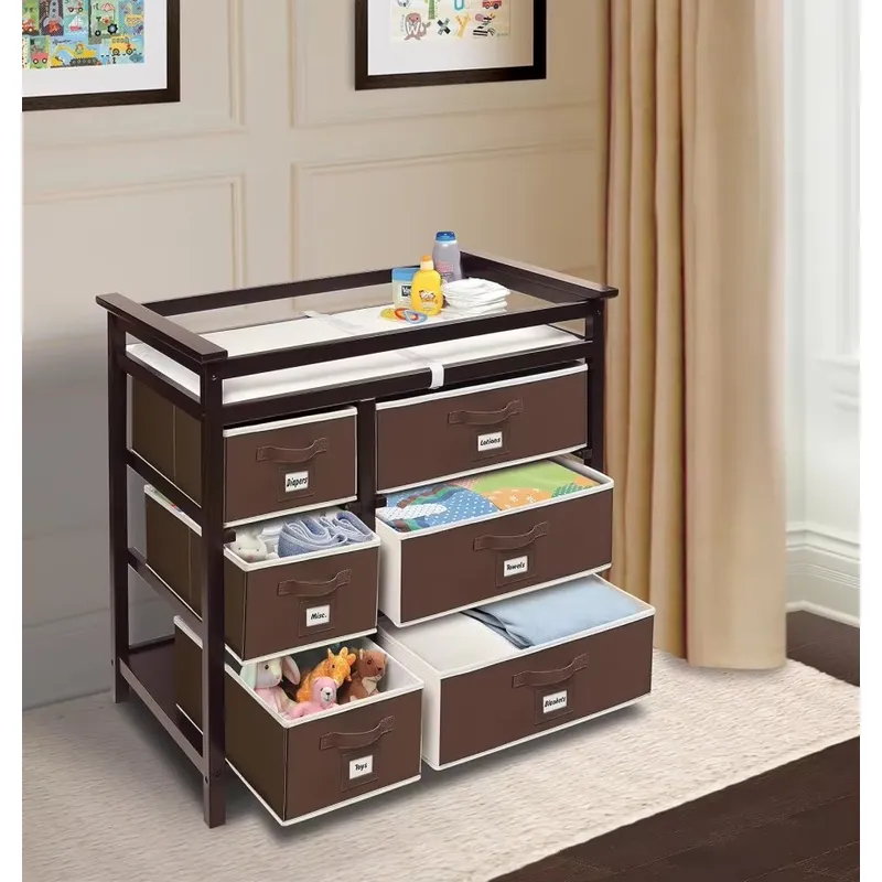 Moderne Holz-Babykommode mit W – Baby Nursery Dresser Bewertung und Preis