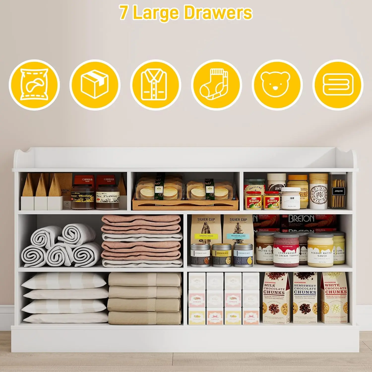 Kinderkommode mit 7 Schubladen – Baby Nursery Dresser Bewertung und Preis